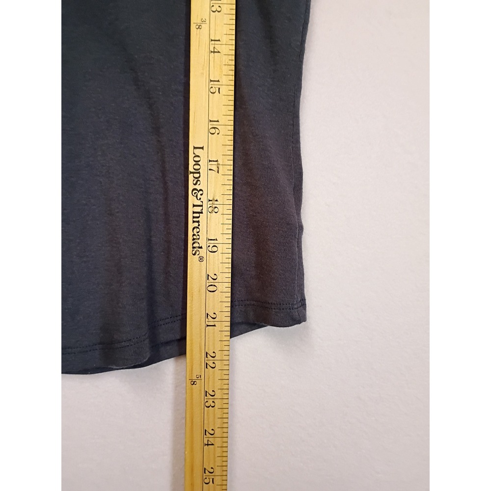 Minimalist C&C California Womens Large Charcoal Gray Pima Cotton Modal Tank Top - Picture 7 of 10